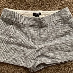 Women’s gray and white shorts